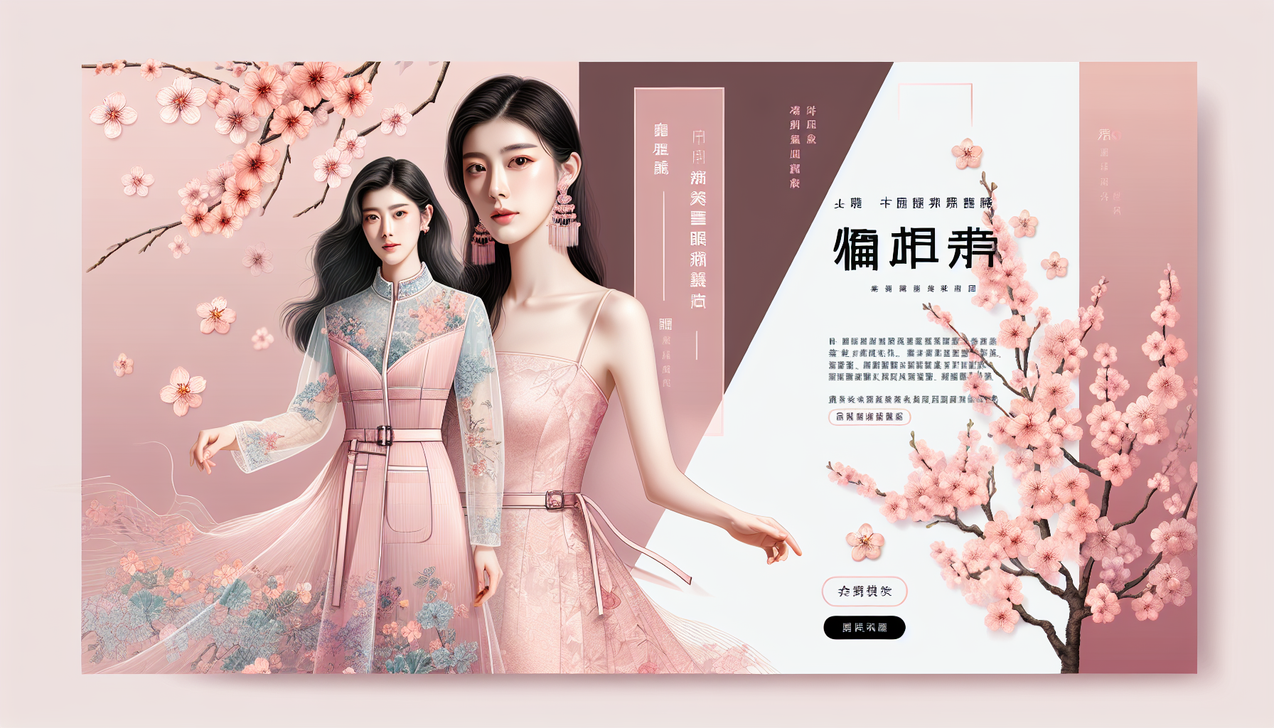 女裝春季橫幅